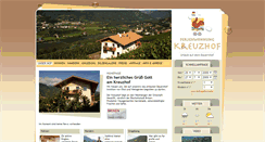 Desktop Screenshot of kreuz-hof.com